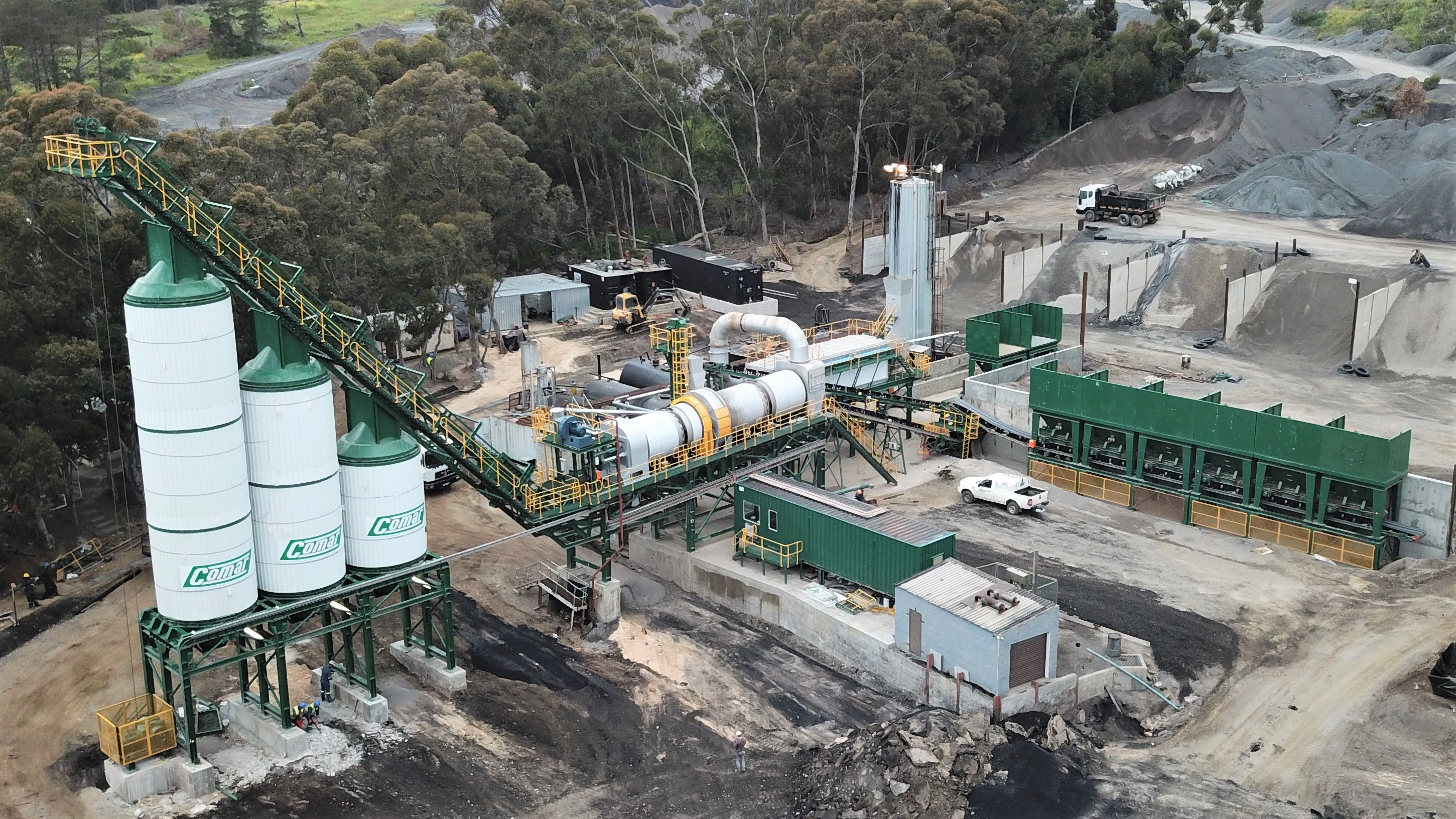 Comar More Asphalt 160 tph Static Asphalt Plant